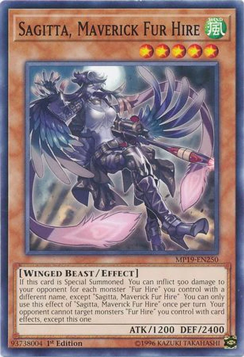 Sagitta, Maverick Fur Hire - MP19-EN250 - Common 