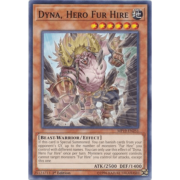 Dyna, Hero Fur Hire - MP19-EN251 - Common