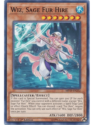 Wiz, Sage Fur Hire - MP19-EN252 - Common