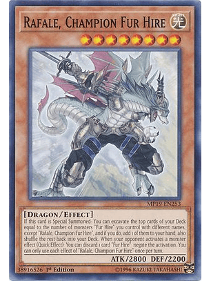 Rafale, Champion Fur Hire - MP19-EN253 - Common 