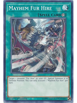 Mayhem Fur Hire - MP19-EN255 - Common