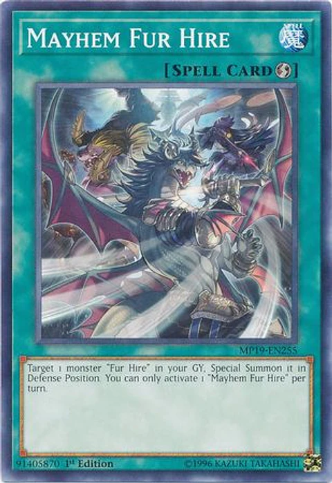 Mayhem Fur Hire - MP19-EN255 - Common
