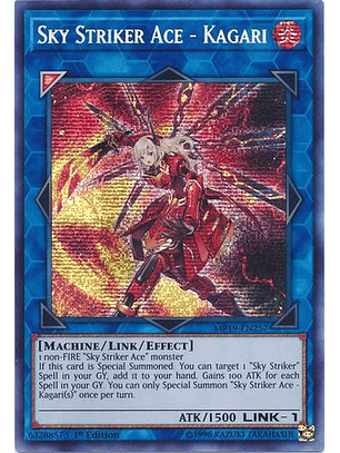 Sky Striker Ace - Kagari - MP19-EN257 - Prismatic Secret Rare 