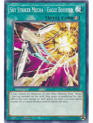 Sky Striker Mecha - Eagle Booster - MP19-EN265 - Common