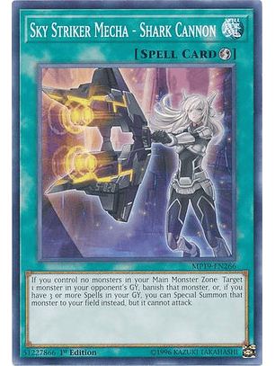 Sky Striker Mecha - Shark Cannon - MP19-EN266 - Common