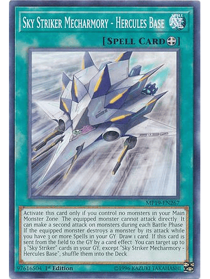 Sky Striker Mecharmory - Hercules Base - MP19-EN267 - Common