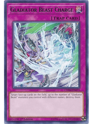 Gladiator Beast Charge - CHIM-EN071 - Rare 