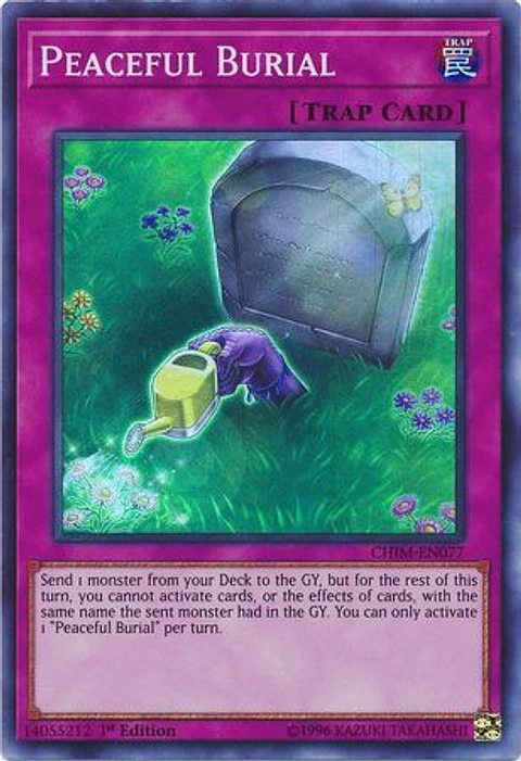 Peaceful Burial - CHIM-EN077 - Super Rare 