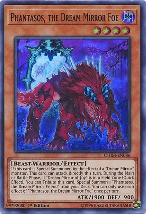 Phantasos, the Dream Mirror Foe - CHIM-EN086 - Super Rare