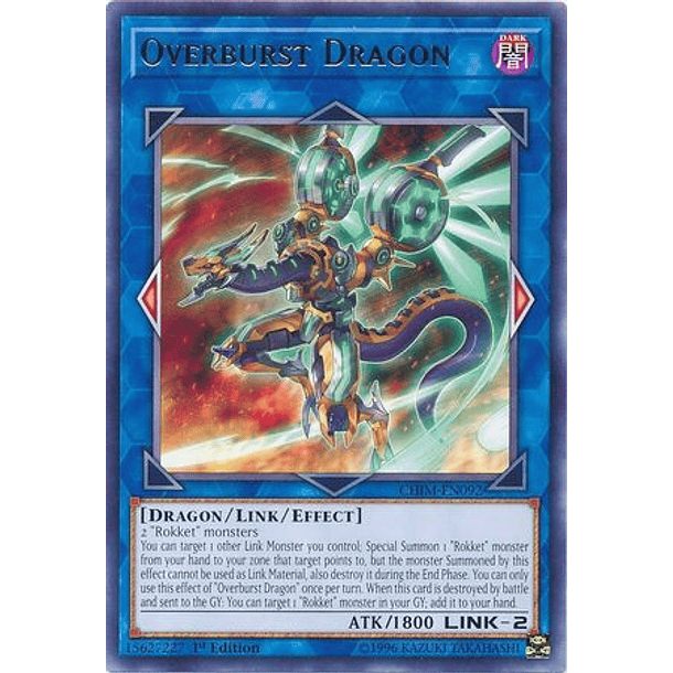 Overburst Dragon - CHIM-EN092 - Rare 