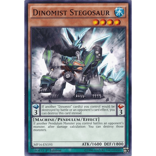 Dinomist Stegosaur - MP16-EN193 - Common