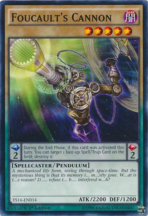 Foucault's Cannon - YS16-EN014 - Common