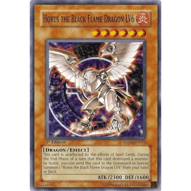 Horus the Black Flame Dragon LV6 - SDRL-EN012 - Common 