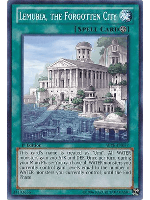 Lemuria, the Forgotten City - ABYR-EN057 - Common