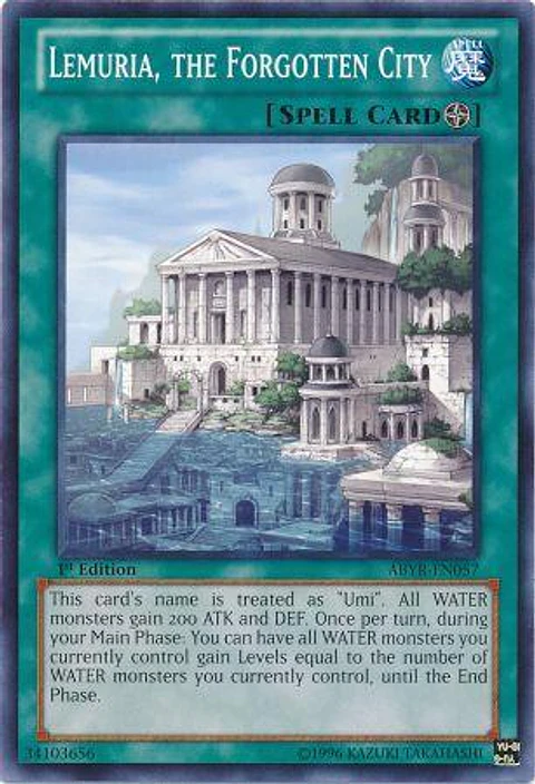 Lemuria, the Forgotten City - ABYR-EN057 - Common
