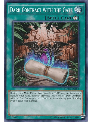 Dark Contract with the Gate - MP16-EN168 - Common 