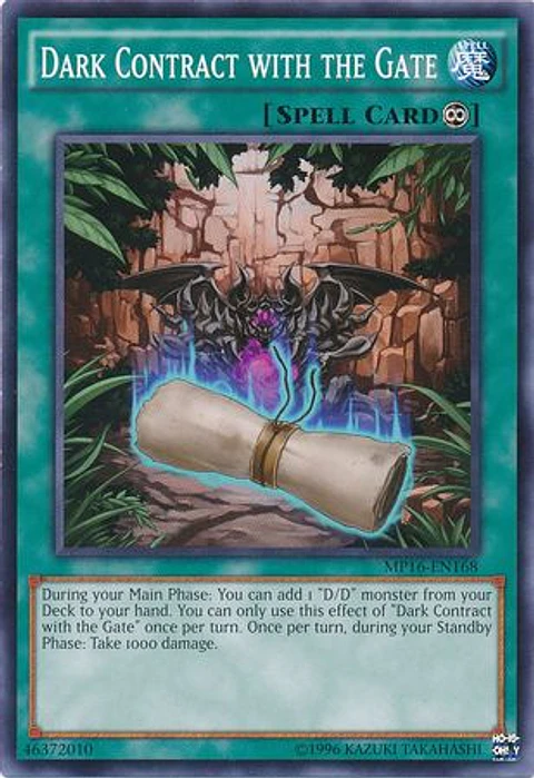 Dark Contract with the Gate - MP16-EN168 - Common 