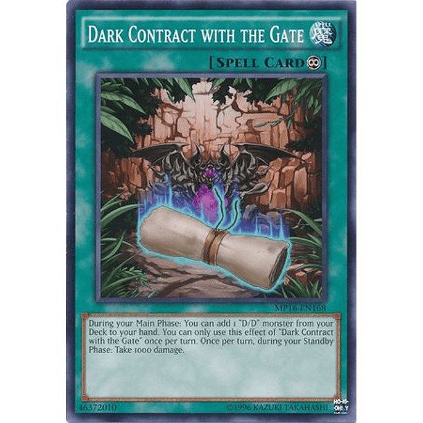 Dark Contract with the Gate - MP16-EN168 - Common 