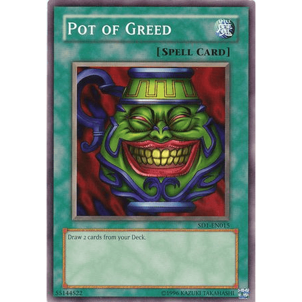 Pot of Greed - SD1-EN015 - Common