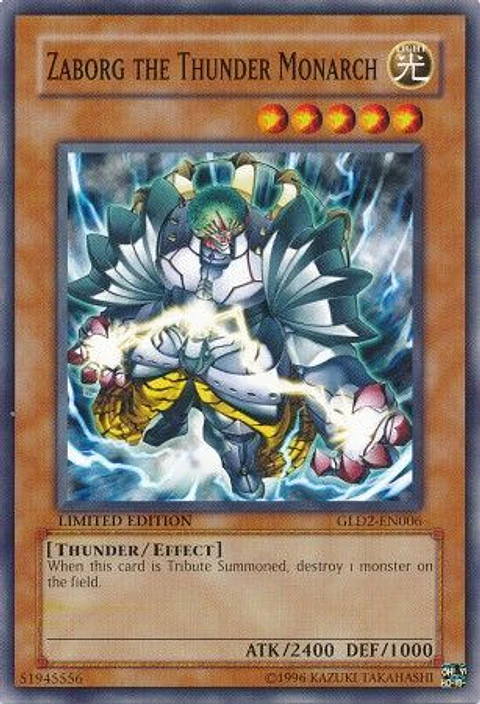 Zaborg the Thunder Monarch - GLD2-EN006 - Common