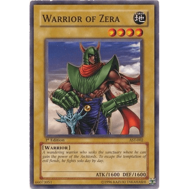 Warrior of Zera - AST-002 - Common