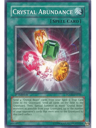 Crystal Abundance - FOTB-EN035 - Common