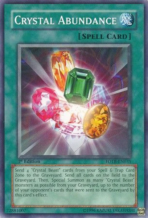 Crystal Abundance - FOTB-EN035 - Common