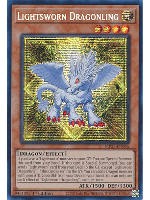 Lightsworn Dragonling - MP25-EN066 - Prismatic Secret Rare 
