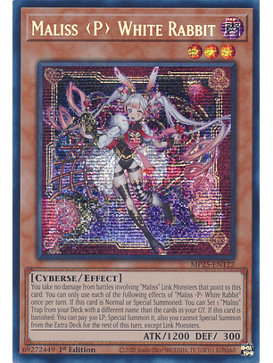 Maliss P White Rabbit - MP25-EN122 - Prismatic Secret Rare 