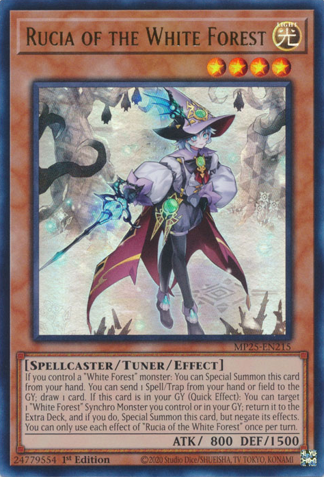 Rucia of the White Forest - MP25-EN215 - Ultra Rare 1