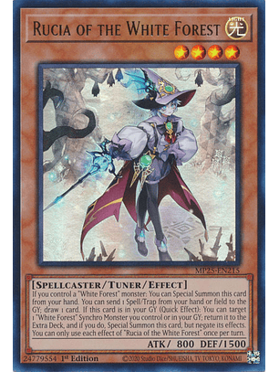 Rucia of the White Forest - MP25-EN215 - Ultra Rare