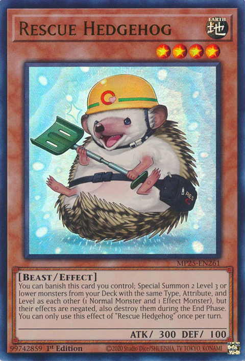 Rescue Hedgehog - MP25-EN261 - Ultra Rare 