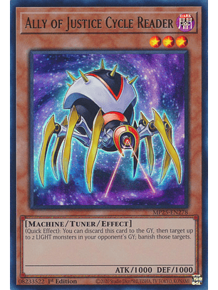 Ally of Justice Cycle Reader - MP25-EN278 - Ultra Rare 