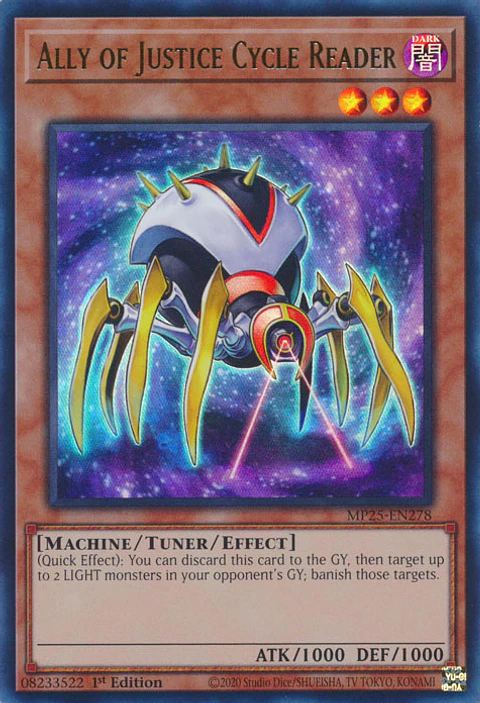 Ally of Justice Cycle Reader - MP25-EN278 - Ultra Rare 