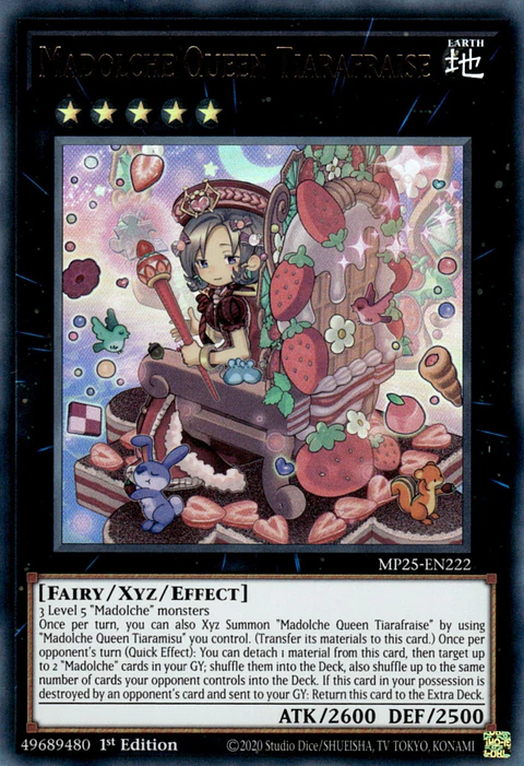Madolche Queen Tiarafraise - MP25-EN222 - Ultra Rare 