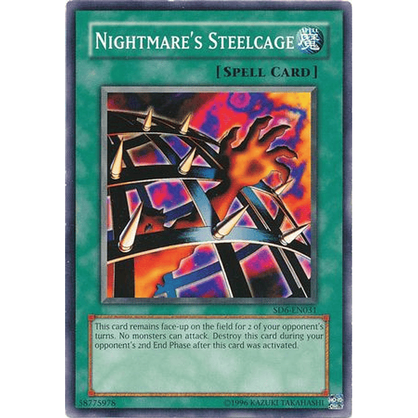 Nightmare's Steelcage - SD6-EN031 - Common