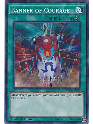 Banner of Courage - BP03-EN147 - Shatterfoil Rare