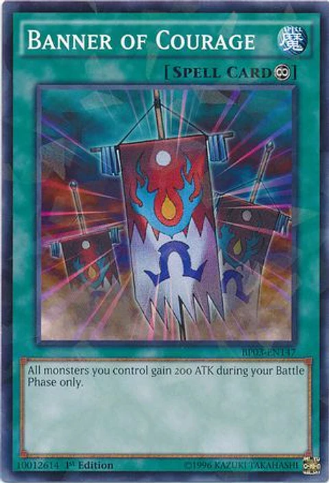Banner of Courage - BP03-EN147 - Shatterfoil Rare
