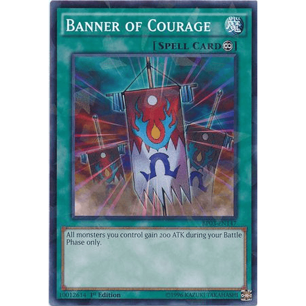 Banner of Courage - BP03-EN147 - Shatterfoil Rare