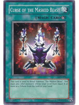 Curse of the Masked Beast - LON-016 - Common