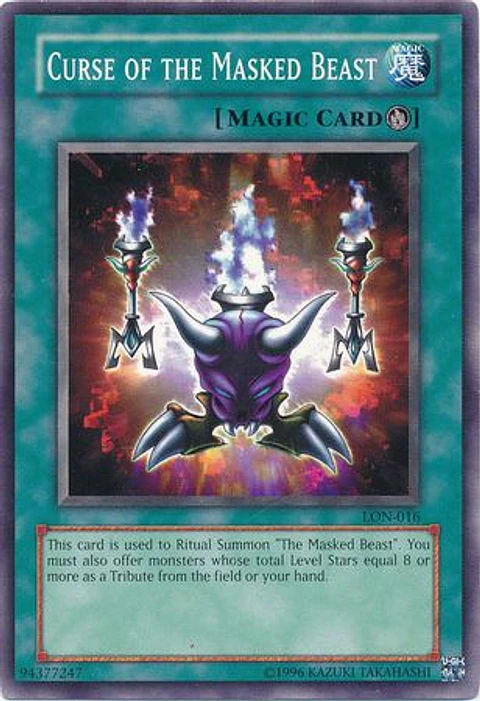 Curse of the Masked Beast - LON-016 - Common