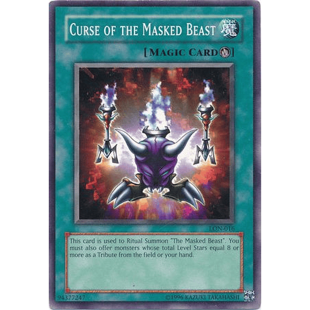 Curse of the Masked Beast - LON-016 - Common