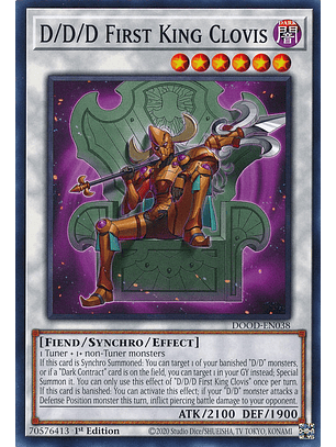D/D/D First King Clovis - DOOD-EN038 - Common 
