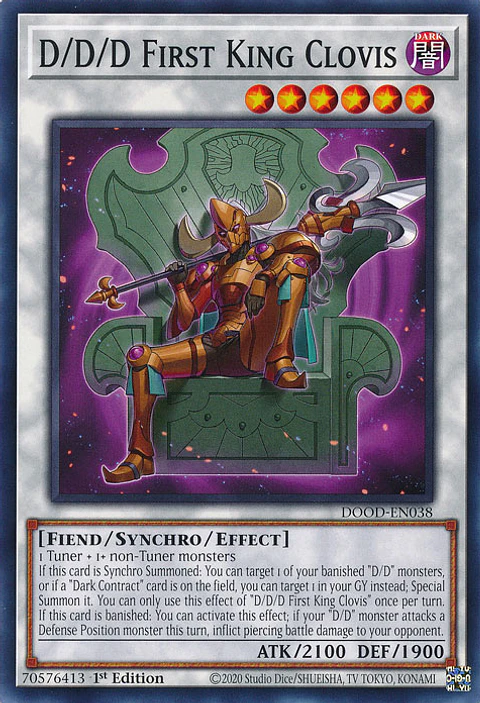 D/D/D First King Clovis - DOOD-EN038 - Common 