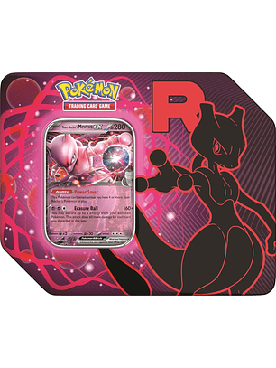 Pokemon TCG: Team Rocket Tin - Mewtwo Ex