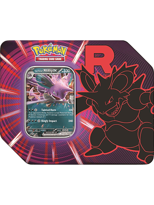 Pokemon TCG: Team Rocket Tin - Nidoking ex