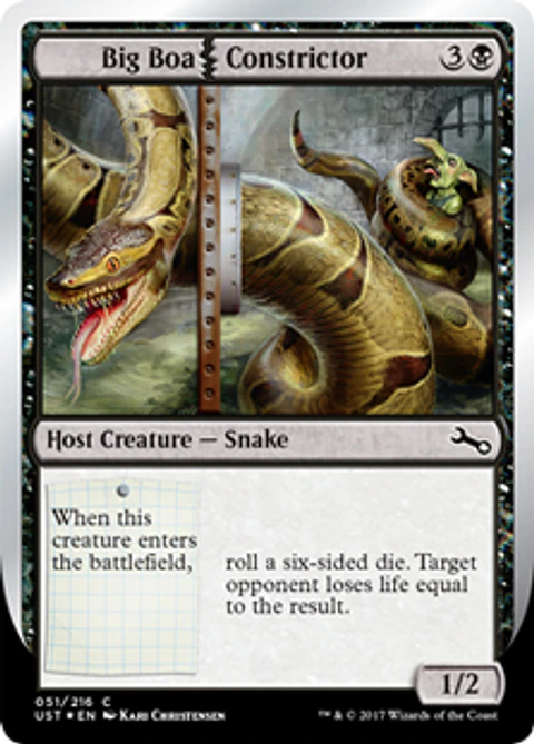 Big Boa Constrictor - UST - C 
