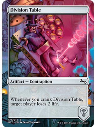 Division Table - UST - C 