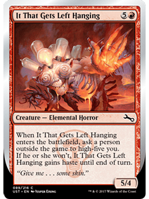 It That Gets Left Hanging - UST - C