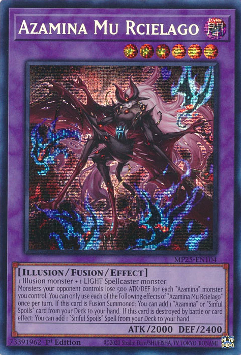 Azamina Mu Rcielago - MP25-EN104 - Prismatic Secret Rare